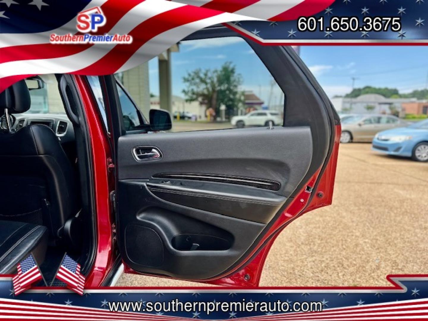 2011 RED DODGE DURANGO BOULEVARD (C (1D4RE5GG2BC) , located at 922 W. Beacon St., Philadelphia, MS, 39350, (601) 650-3675, 32.770447, -89.127151 - Photo#15